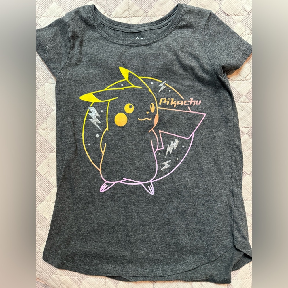 Pokemon Pikachu Kids T-Shirt - Dark Gray
